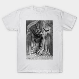 The Raven - Gustave Dore T-Shirt